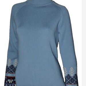 The North Face Blue Turtleneck Sweater